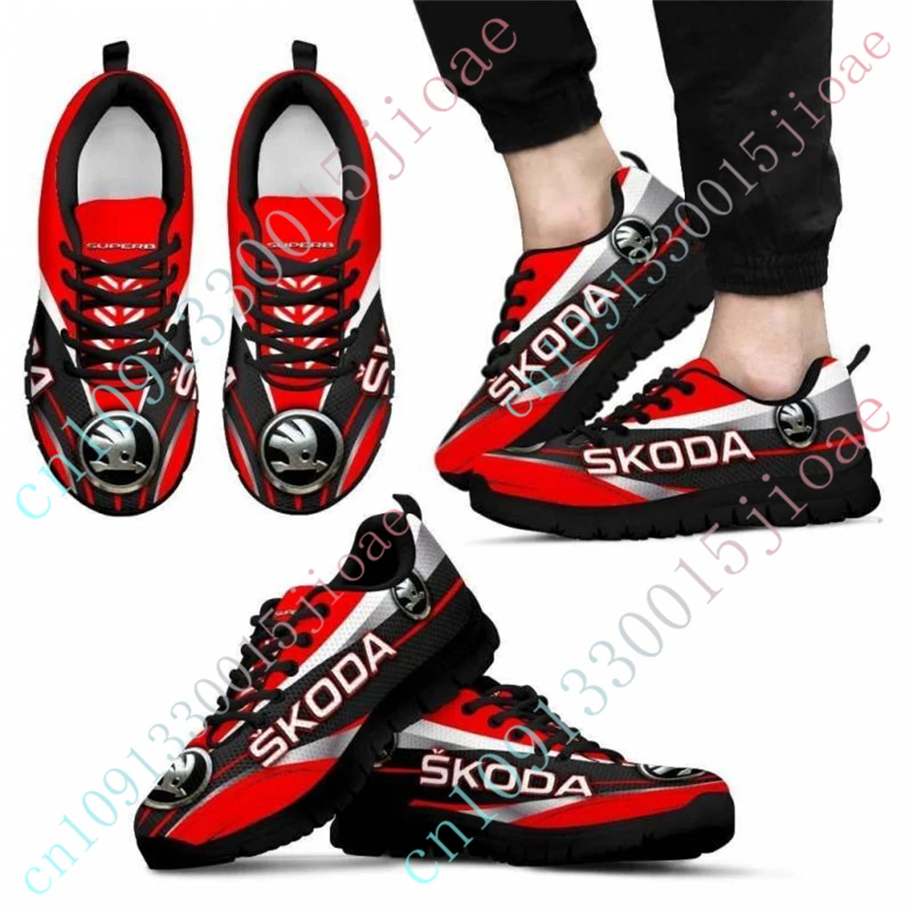 Skoda Male Sneakers Big Size Men's Sneakers Sports Shoes For Men Lightweight Unisex Tennis Casual Walking Shoes Custom Logo