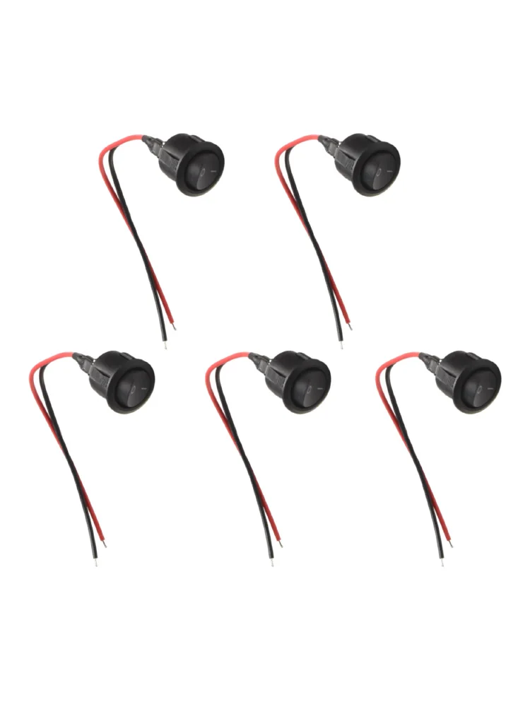 For Boats 20mm Rocker Switch SPST Rocker Switch Automotive Use 10A 120V AC Rating 20A 12V DC Rating Embedded Design