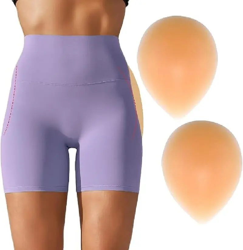 

Silicone Hip Sticker False Hip Width Pad Non-marking Hip Simulation Self-adhesive To Improve The Depression on Both Sides
