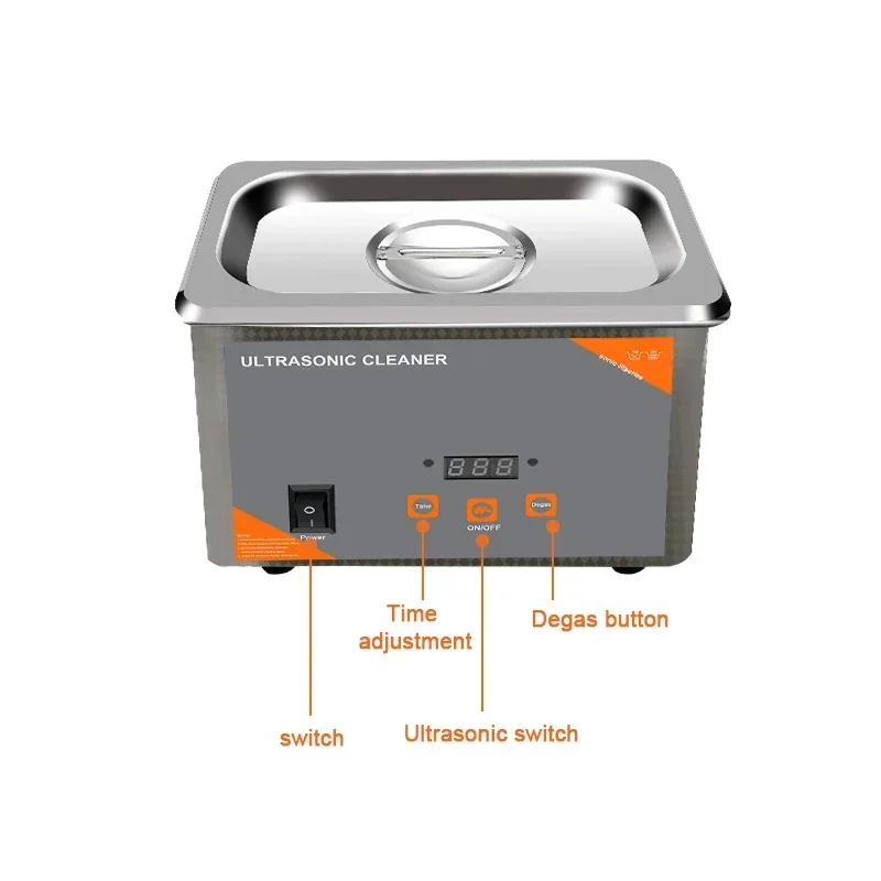 800ml Ultrasonic Cleaner Digital Time 35W Washing Jewelry Necklace Glasses Watch Brush Ultrasound Washer Machine