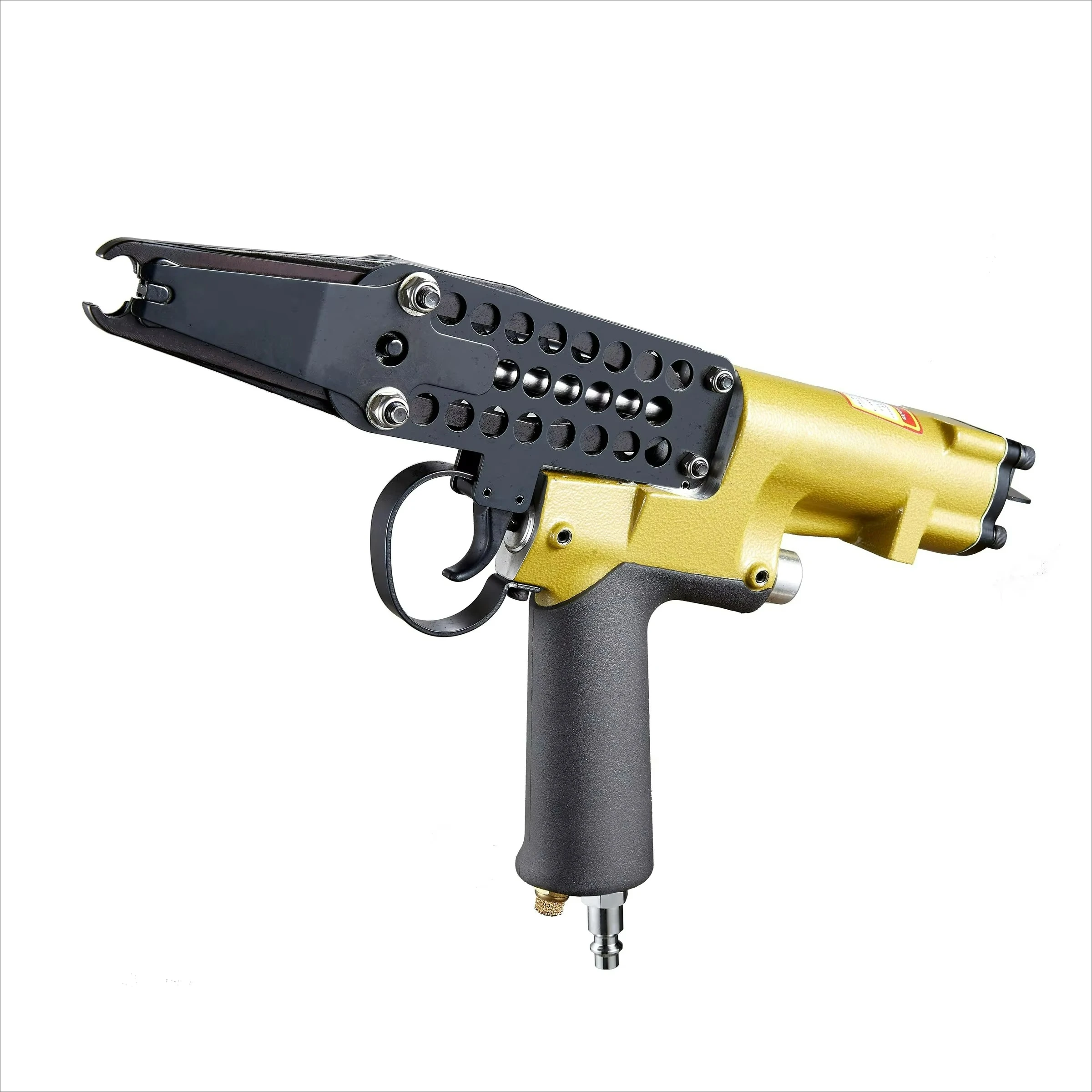 SC77XE Extended Hog Ring G un 15 Gauge 3/4-Inch Hog Ring Plier Pneumatic Long Nose Hog Ring Stapler Wire Cage Clipping G un