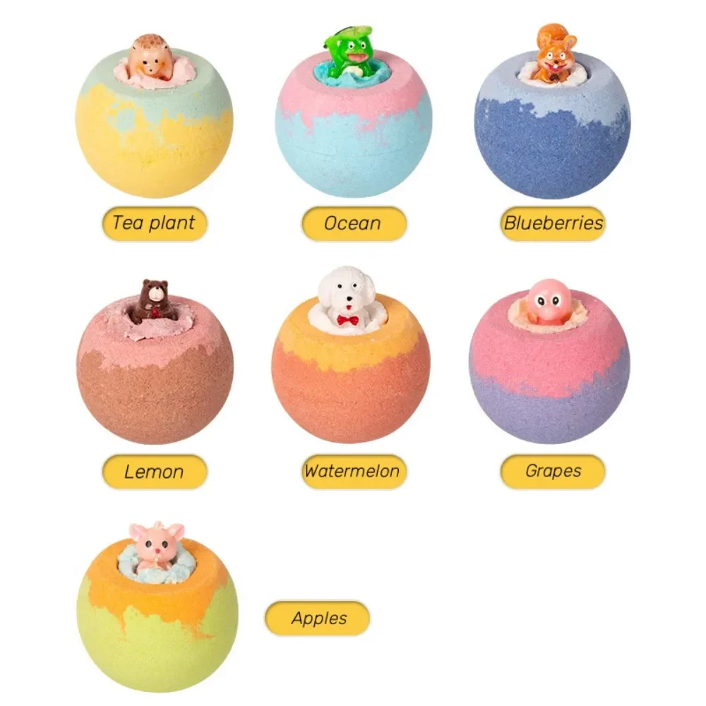 Exploding Sea Salt Bath Ball Toy Bath Salt Ball Fun Fruity Bubble Bath Ball Essential Oil Bath Ball Bubble Pop Adult Bath Ball