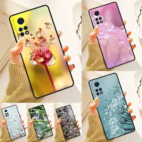 Morning Dew Nature Case For Samsung Galaxy S24 Plus S23 S20 S21FE Lite S22 Ultra Note 20 S8 S9 S10 Phone Coque