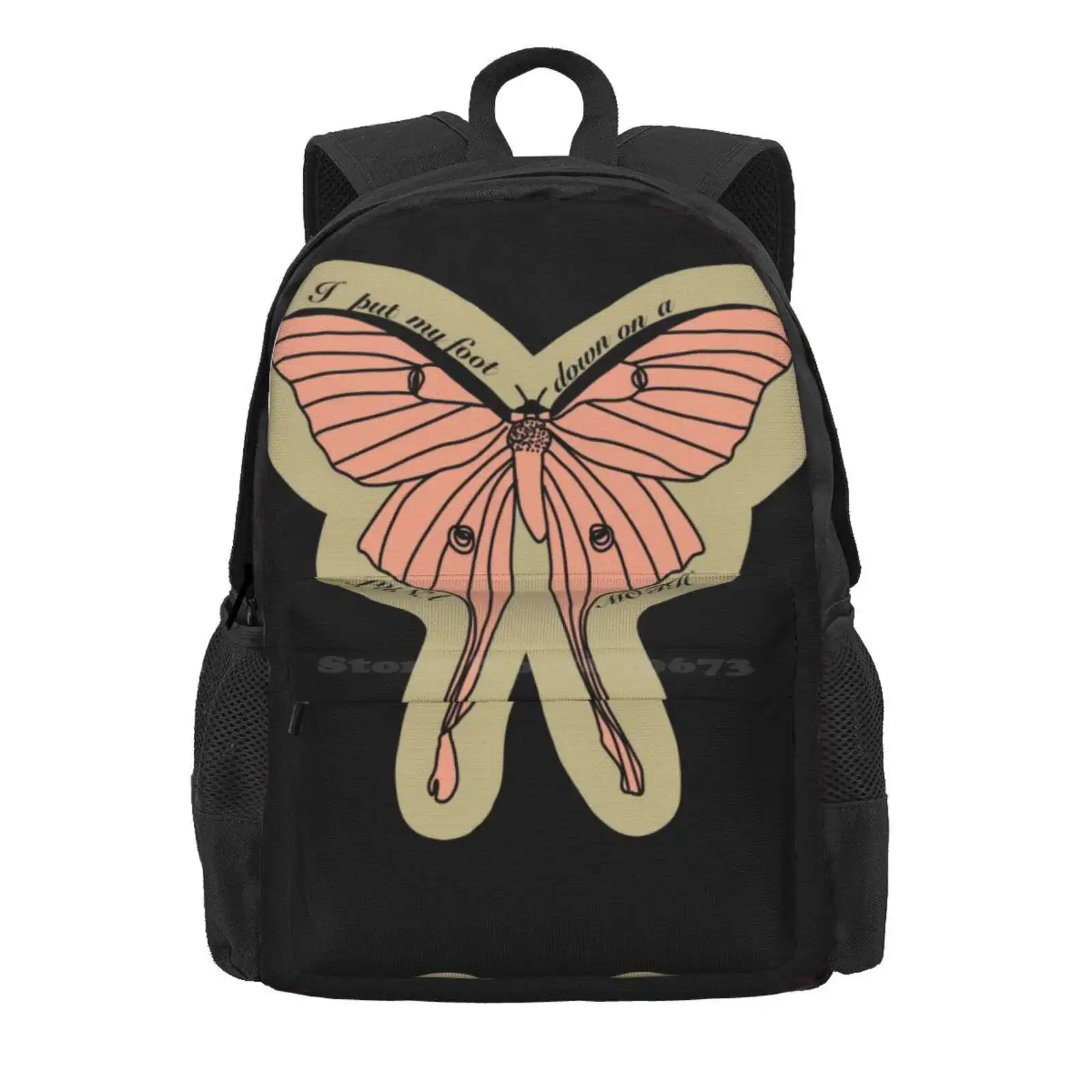 Maya Hawke Luna Moth Hot Sale Schoolbag Backpack Fashion Bags Maya Hawke Luna Moth Maya Hawke Moss Maya Hawke Music Maya Hawke