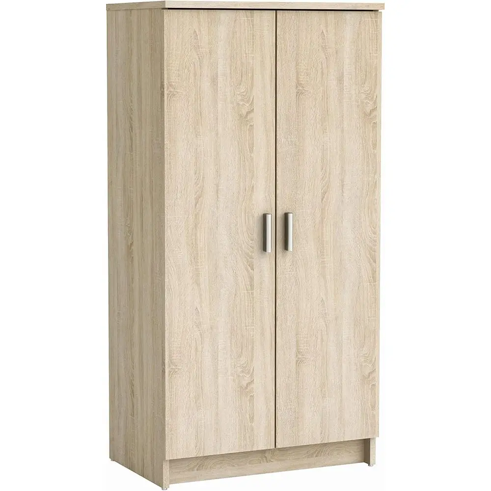 Générique 2-Door Shoe Storage Cabinet, Chipboard, 54.6 x 35.3 x 108.4 cm (LxWxH)