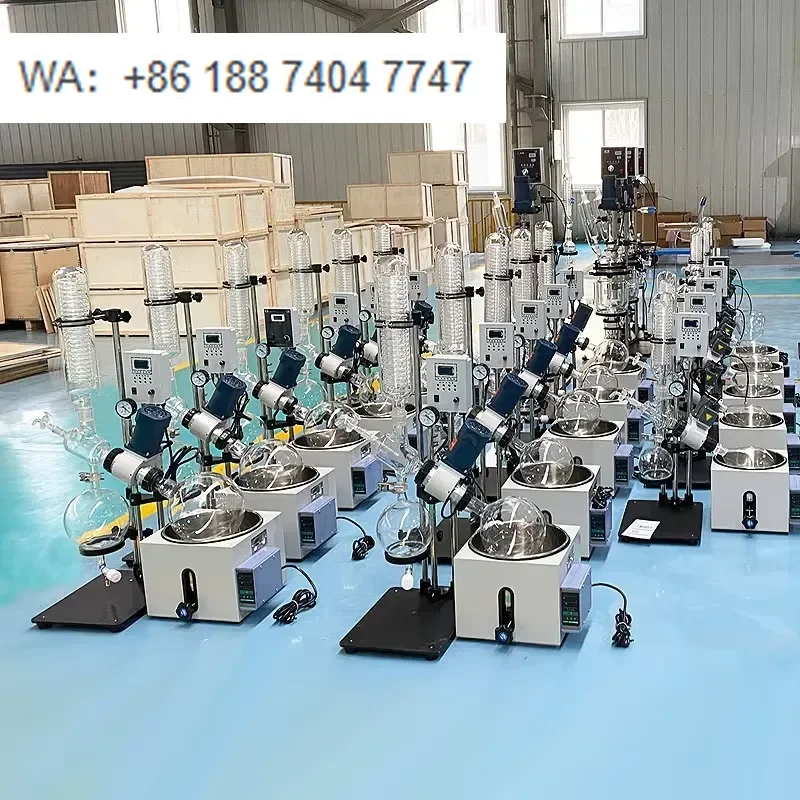 for Yuhua 0.5L to 100L Rotary Evaporator Lab Equipment with Heating Cooling Circulator Chiller and Vacuum Pump Factory Direct