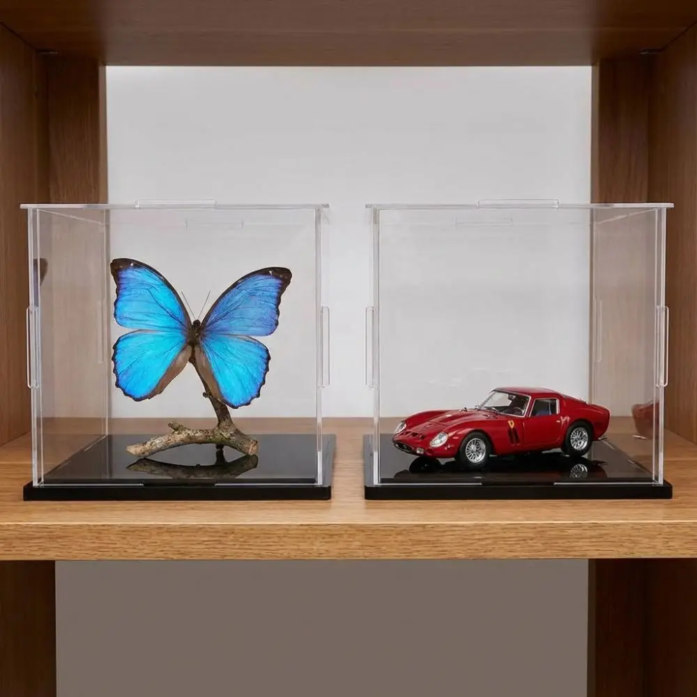High Clarity Dust-proof Display Box Assemble Anti-Scratch Toys Dust Cover Sturdy Pressure Resistant Collection Storage Organizer