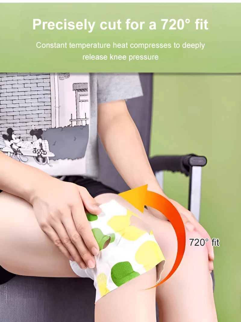 แผ่นแปะให้ความอบอุ่นที่หัวเข่าแผ่นปะให้ความร้อนด้วยตัวเองแผ่นปะให้ความร้อน