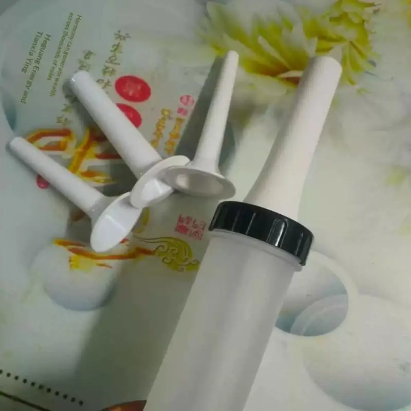 Manual Sausage Casing Enema Nozzle, Meat Grinder Attachments For Sausages, Hot Dogs And Wieners White