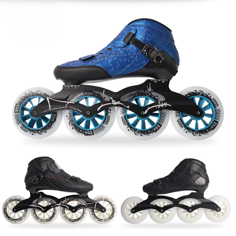 100mm*4/110mm*3/110mm*4 High Level Professional Carbon Fiber Inline Roller Speed Skates