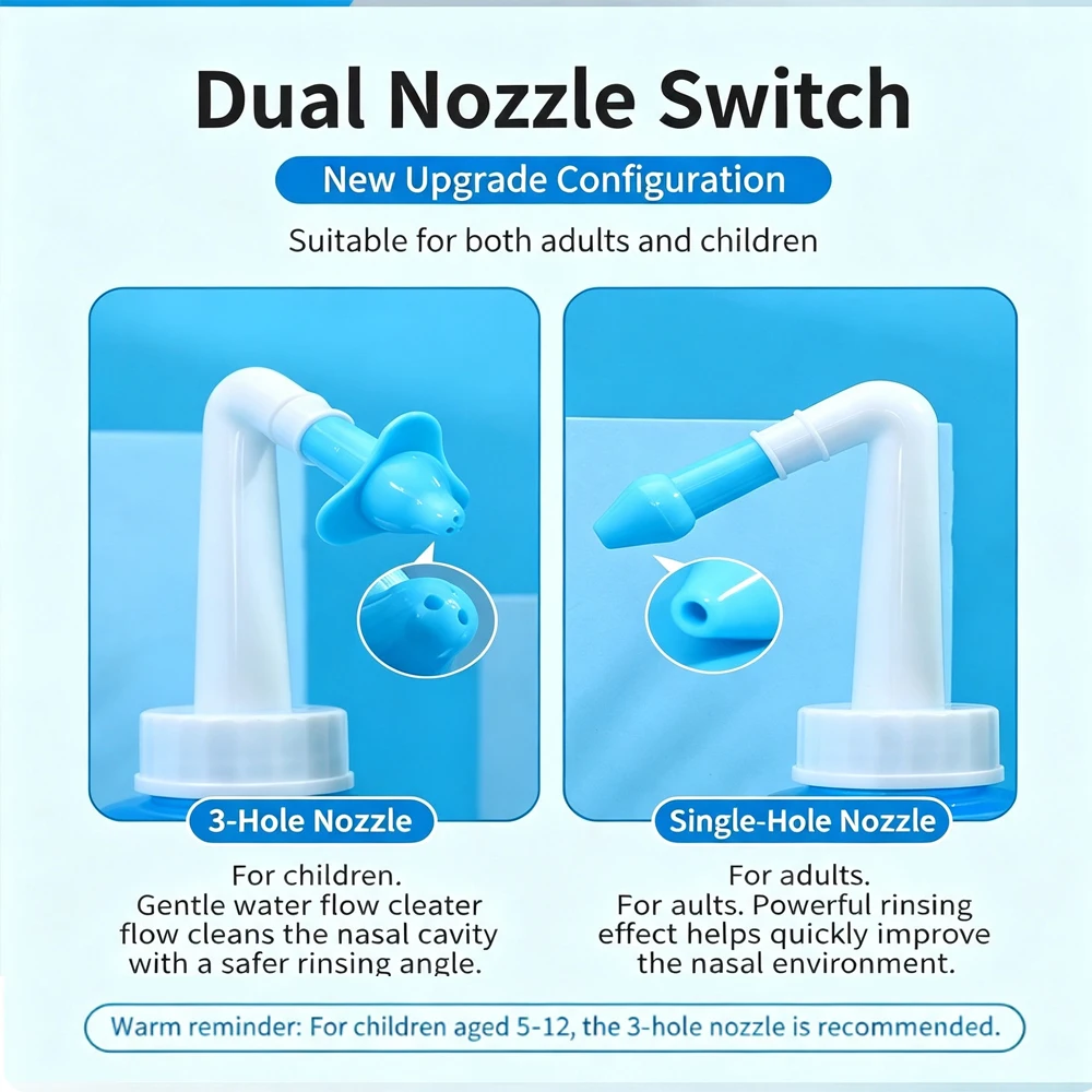 Limpiador Nasal de 300 ml para - Neti Pot Nasal Rinse reseña y precio