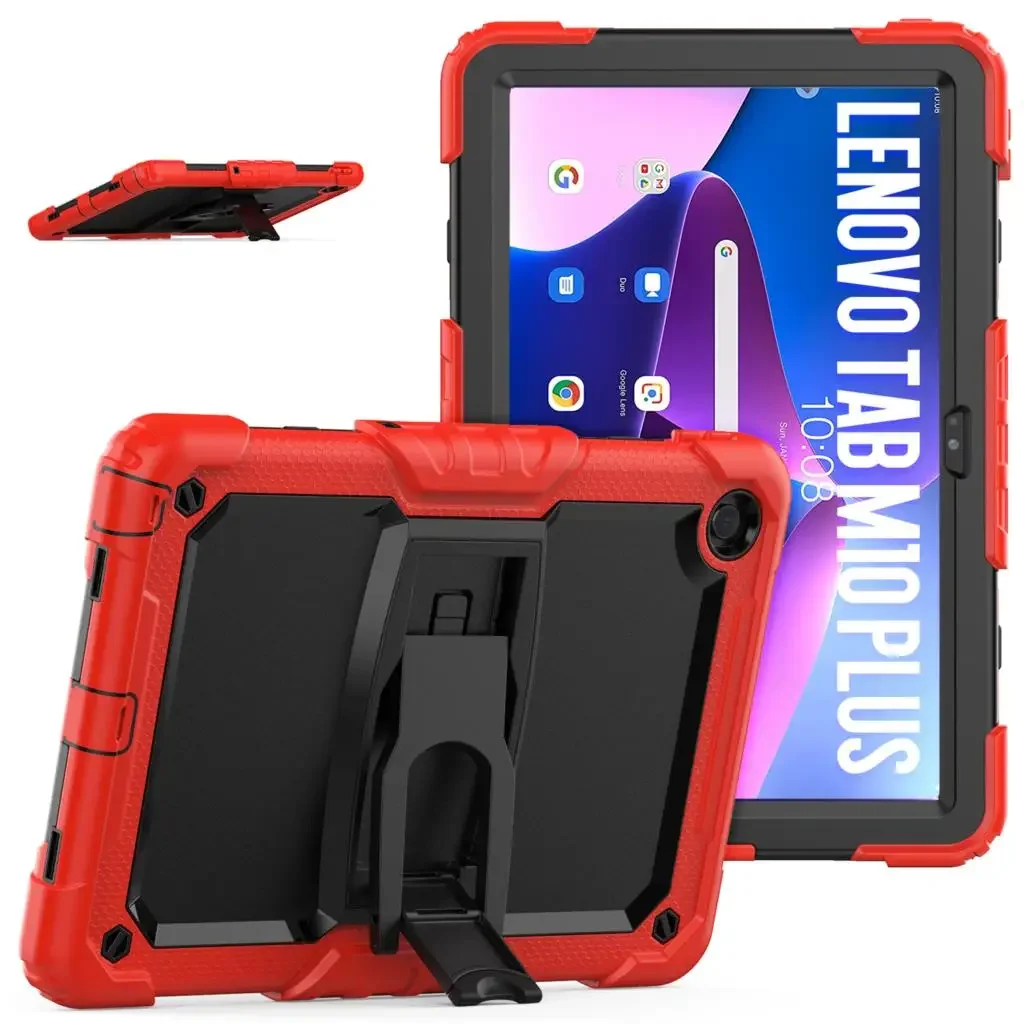 Armor Kickstand Case For Samsung Galaxy Tab A9 SM-X110 X115 A9 Plus SM-X210 X216B A8 SM-X200 X205 3-in-1 Drop Protection Cover