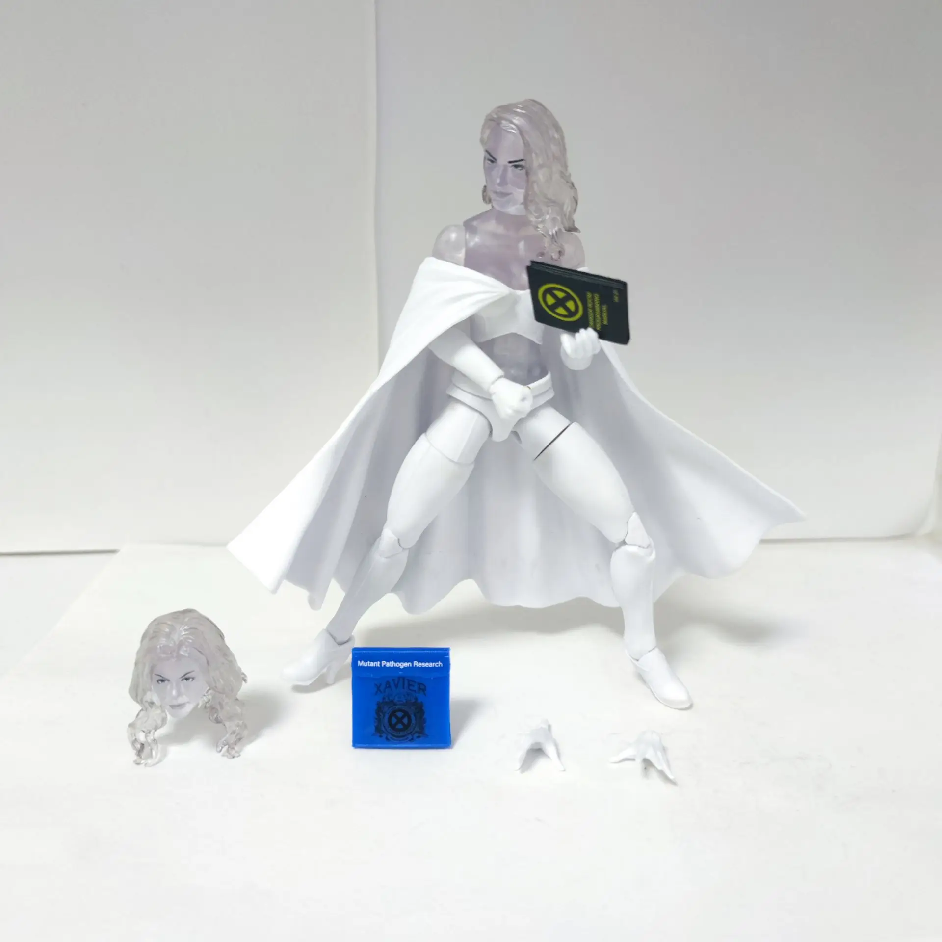 

Marvel Legends X-men Retro White Queen Emma Diamond Form 6" Loose Action Figure