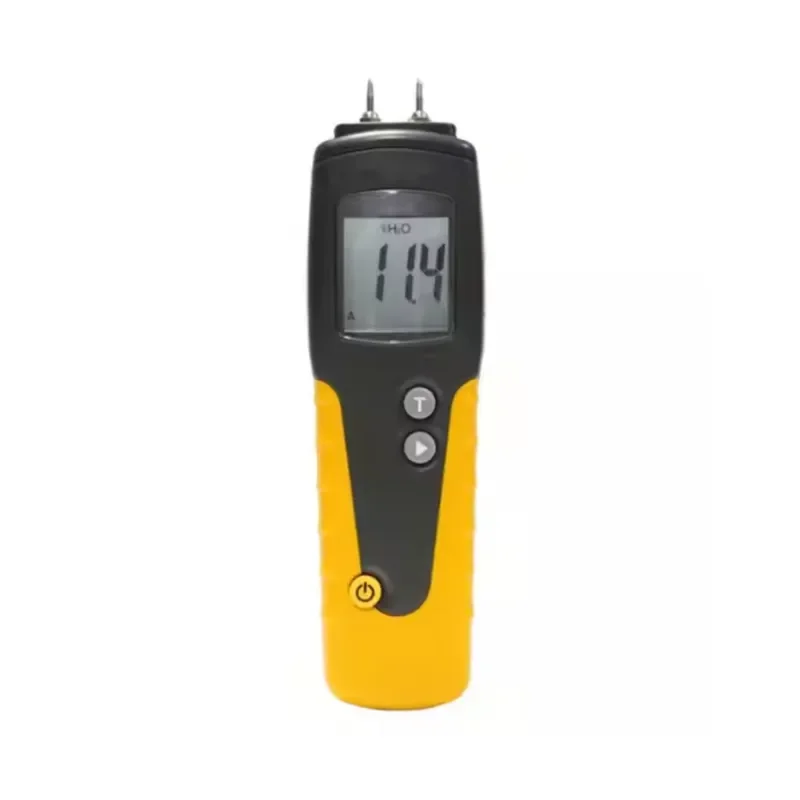 Professional Wood Lumber Moisture Content Humidity Meter with Temperature Testing EUSOKON Class II Instrument