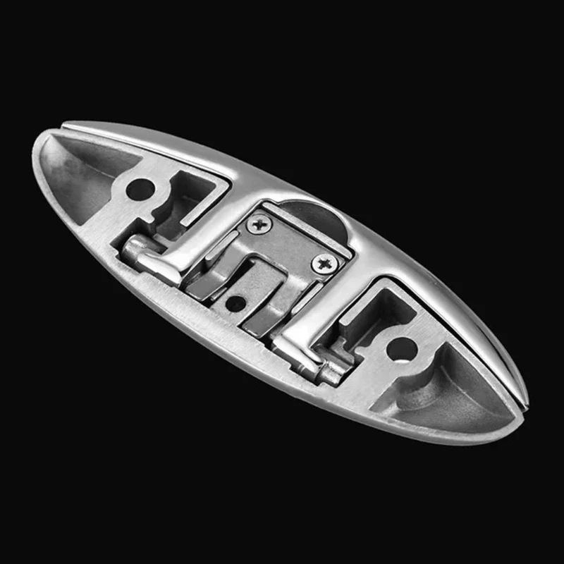 Mooring Dock Stainless Steel Hollow Base Boat Cleats Elegant Fishing Line for Yachts Bollard Marine Kayak