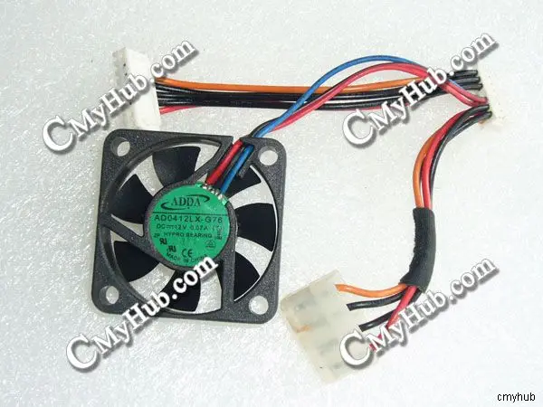 Охлаждающий вентилятор для ADDA AD0412LX-G76 DC = 12 В 0,07 А 4010 4 см 40 мм 40X40X10 мм охлаждающий вентилятор