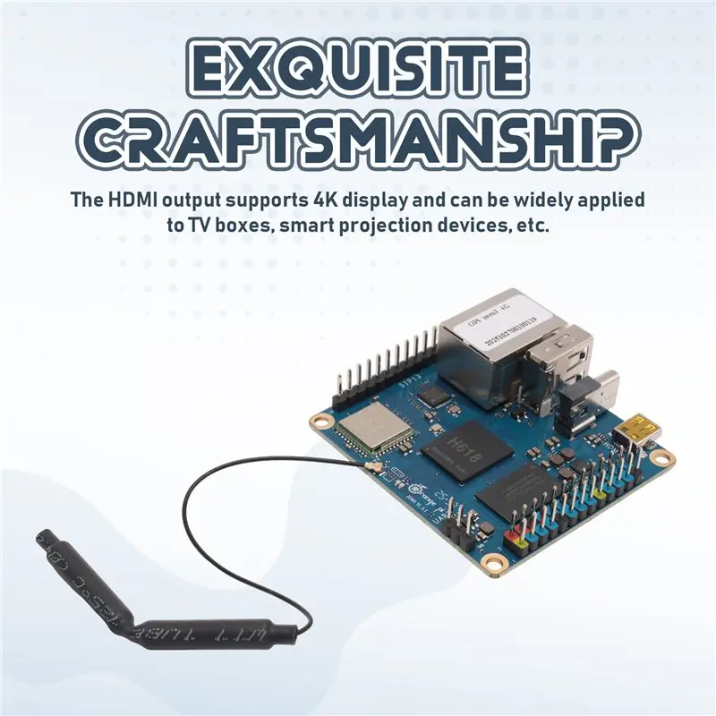 Daily Sale For Orange Pi Zero 3 4GB RAM Single Board Computer Allwinner H618 Chip Wifi LPDDR4 Gigabit Zero 3 4GB Development Boa
