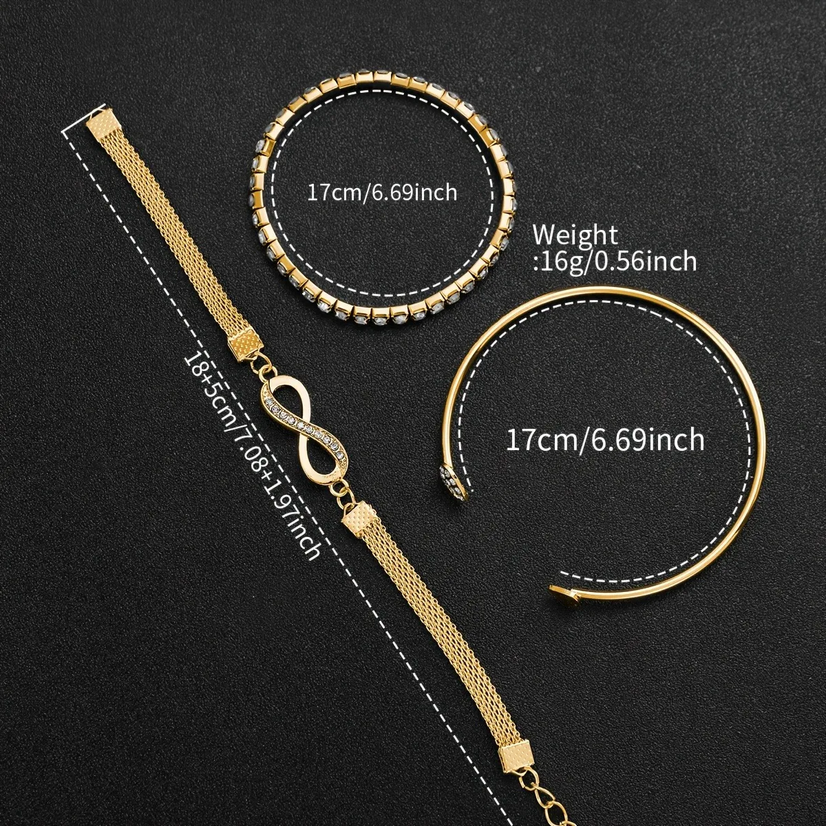 4 قطع/مجموعة ساعات نسائية ذهبية فاخرة وسوار وساعة رقمية، هدية ديكور يومي للعطلات