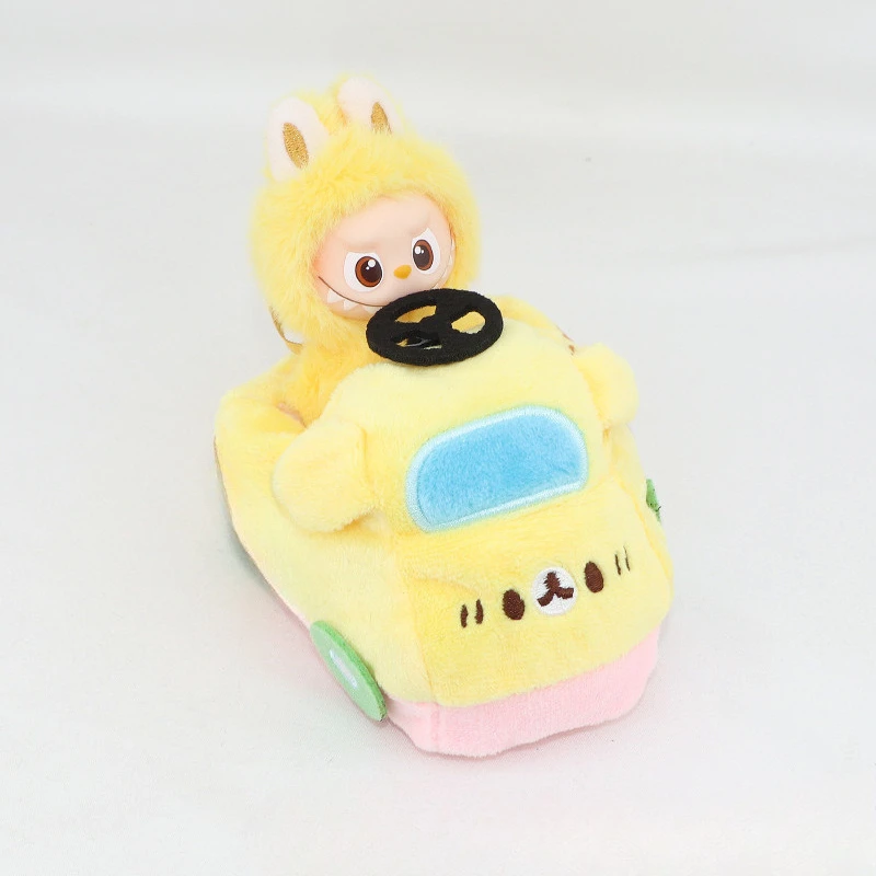ตุ๊กตาลาบูบู 4.0 ขนาด 10.5 ซม. ของเล่นรถแท็กซี่ขนฟูน่ารัก ขี่ได้ ชุดของเล่นรถยนต์ พร้อมชุดเสื้อผ้าลาบูบู อุปกรณ์เสริมตุ๊กตา ของขวัญ