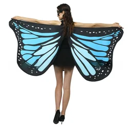 Butterfly Costume for Adult Butterfly Wings for Woman Belly Dance Halloween Dress Up Cloak Cosplay Birthday Party Photography