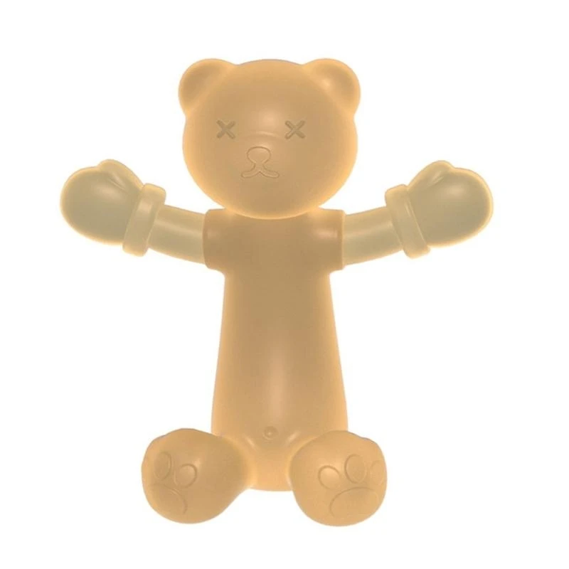 Soft & Safe Silicone Teether Cartoon Baby Teething Toy Rubber Chew Toy for Soothing Baby Gums Newborn Gift 15UB