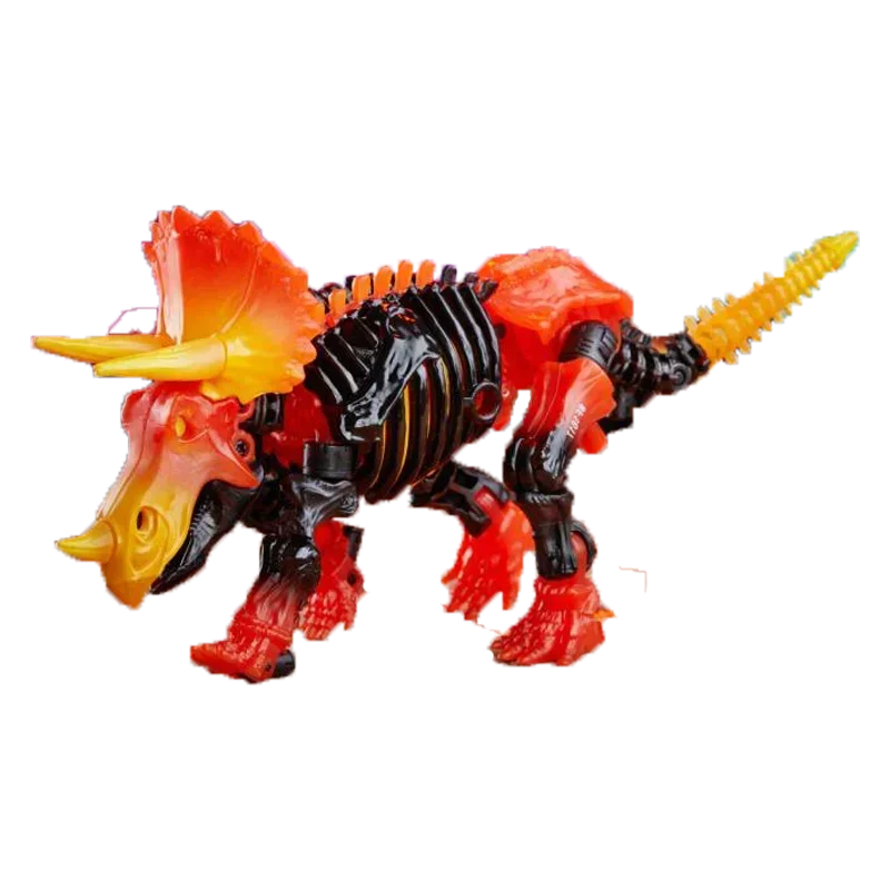 Hasbro Genuine Transformers Deluxe Lava Triceratops Autobot Model Anime Hero Action Figure Children Kids Toys Birthday Gift