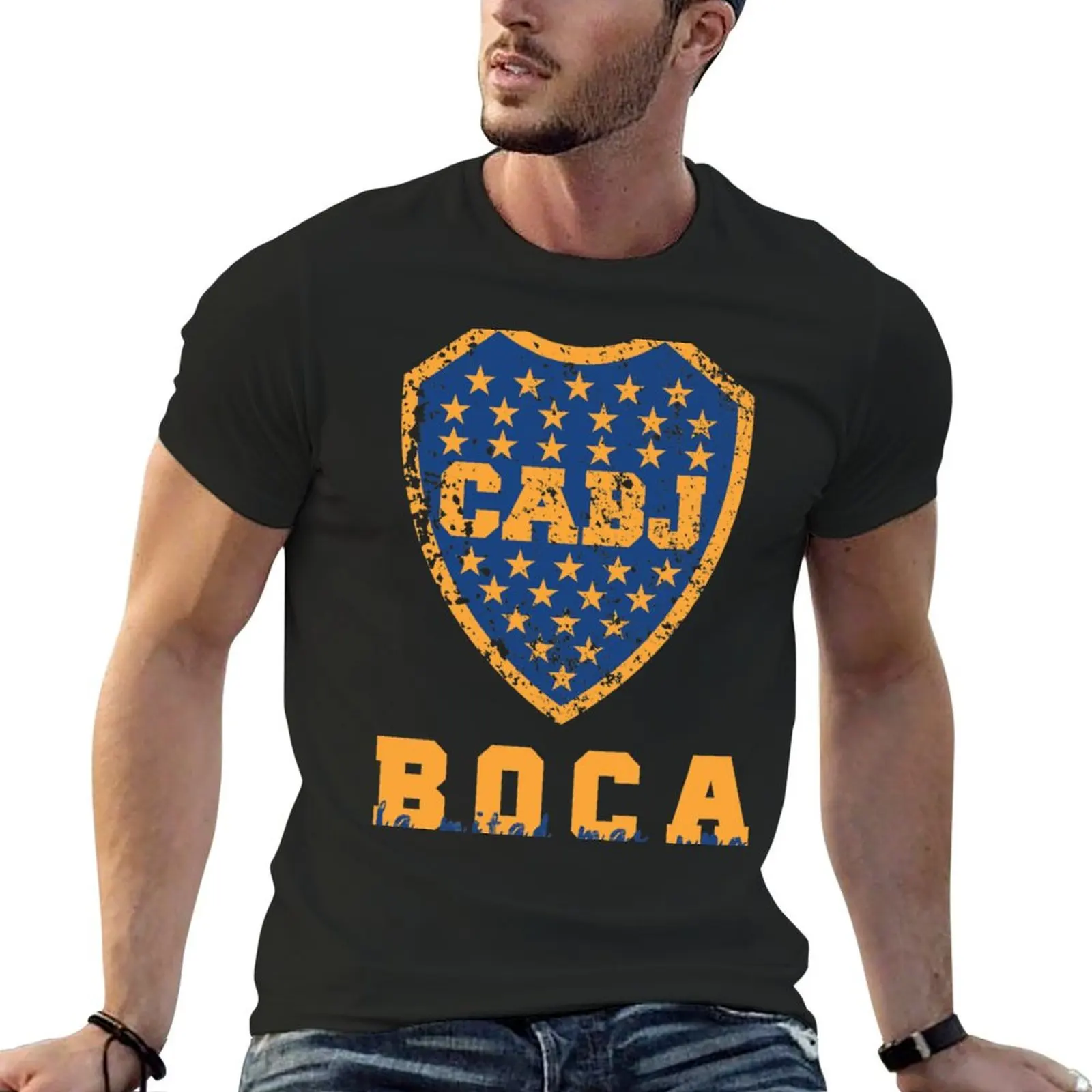 Boca Juniors, Argentina T-Shirt boys animal print kawaii clothes new edition slim fit t shirts for men