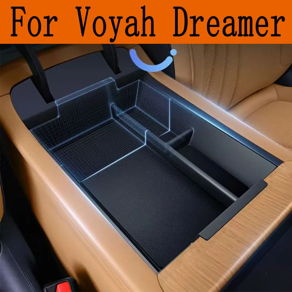 voyah-ドリーマー-2025-カースタイリング中央制御収納ボックス中央アームレストボックス収納ボックス車-abs-インテリアアクセサリー