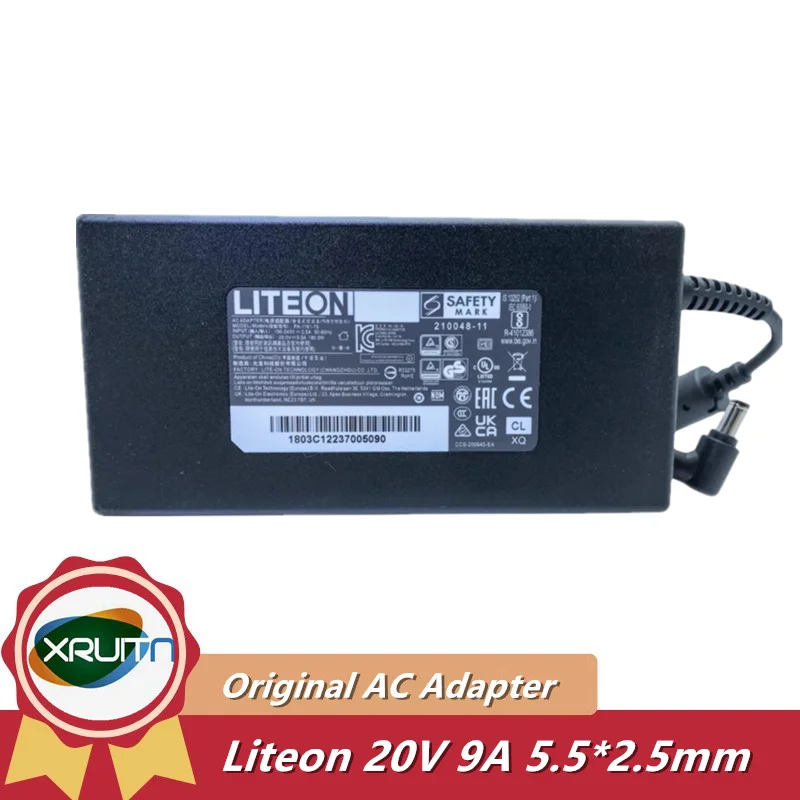 Genuine 180W Charger For THUNDEROBOT 911 MT Gaming Laptop Power Supply AC Adapter LITEON 20V 9A  PA-1181-76 5.5x2.5mm