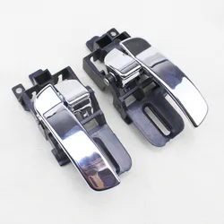 KUMMYY 2PCS Car Interior Door Handle Left Right Front Rear for Nissan Qashqai J10 2007-2013 80670JD00E 80671JD00E