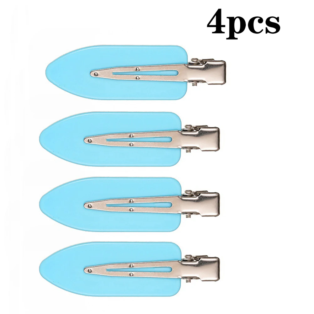 4 قطعة مشابك شعر التمساح مقاطع ماكياج صالون تجميل دبوس شعر سلس لصالون تصفيفة الشعر تصفيف الشعر الانفجارات موجات