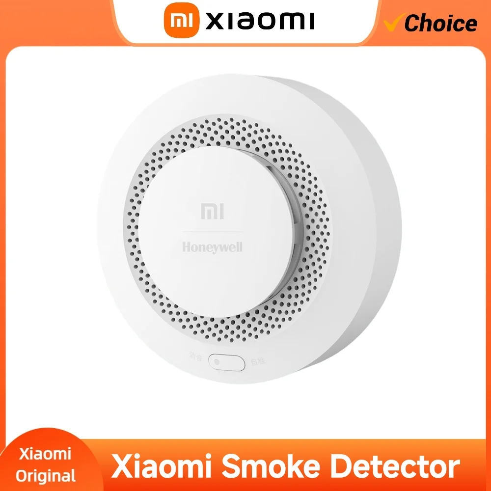 

Xiaomi Smoke Detector Honeywell Sensor Fire Alarm Audible&Visual Alarm Work With Bluetooth-compatible Gateway Smart Remote APP