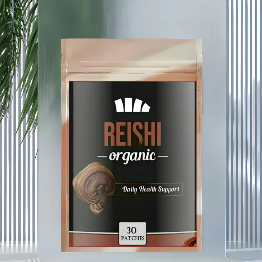 30 патчей, органические переплетные патчи Reishi Mushroom — 100% чистота