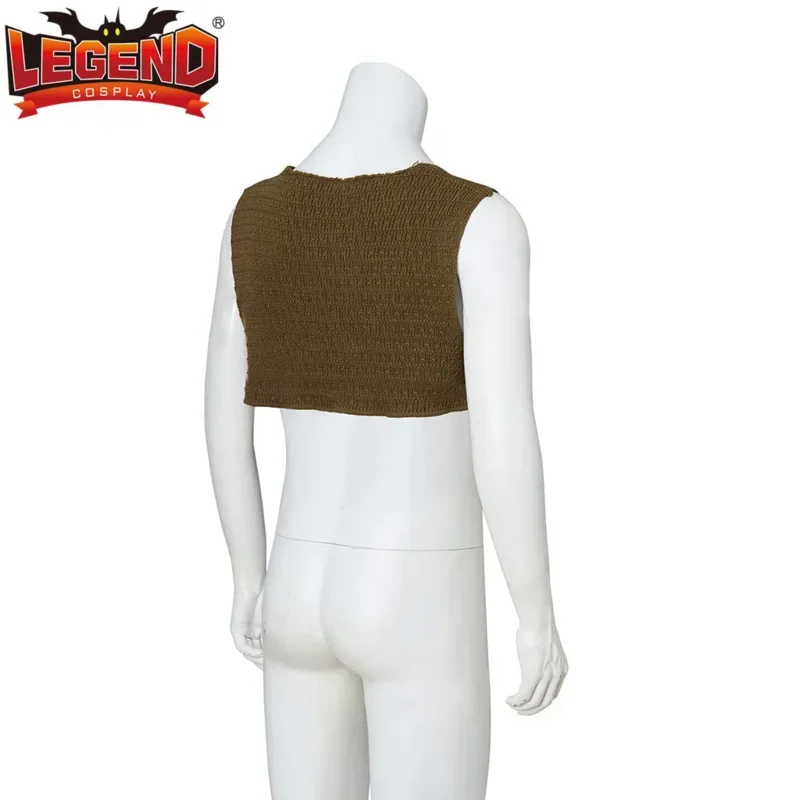 Um fiona shrek traje cosplay cardigan de malha camisola colete colheita superior comédia animada filme ogre traje adulto masculino outfit