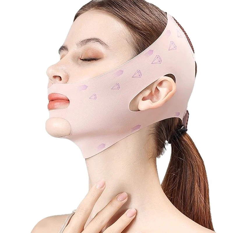 Chin Cheek Slimming Bandage V Shaper V Line Lifting Mask Face Lifting Anti Wrinkle Strap Band Sleeping Mask Beauty Health'