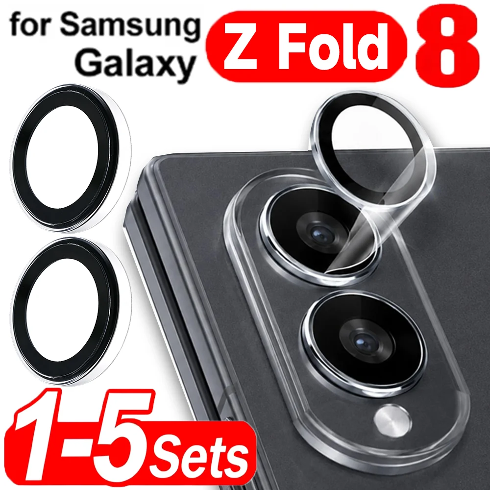 Clear Camera Lens Protector with Box for Samsung Galaxy Z Flip 8 Fold 8 Wide Ultra Tempered Glass Lens Cover Anti-Scratch Films