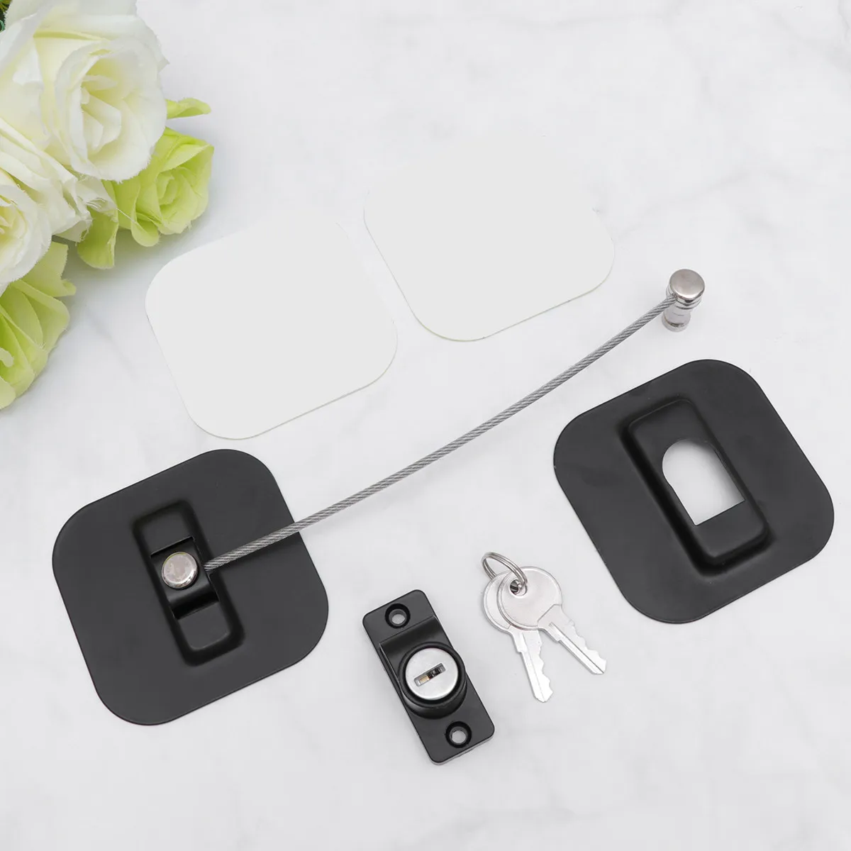 

1Pcs Multi-Purpose Window for Child Safety Baby Proofing Door Cabinet Lock No-Drill Easy Install Home Office School