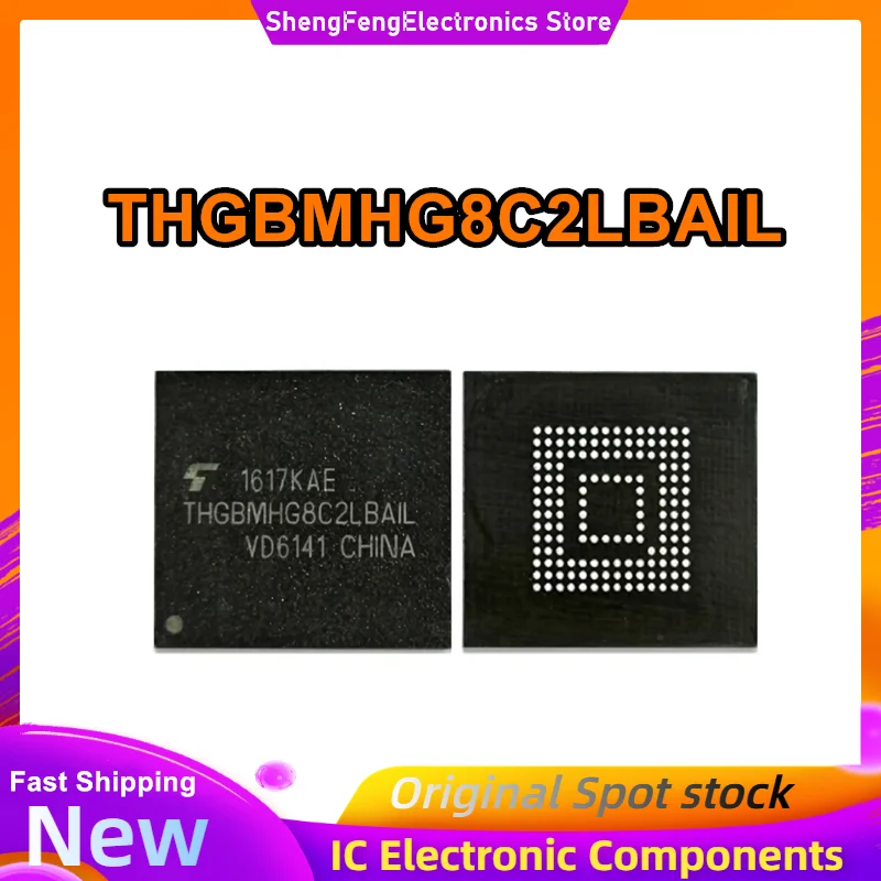 THGBMHG8C2LBAIL 32GB 5.1 version eMMC flash memory granule 0-10 IC New Original in Stock
