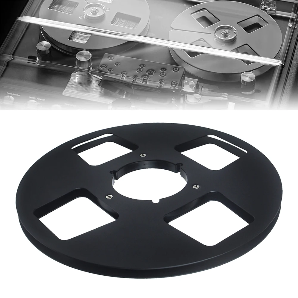 Reel logam 1/4 10.5 inci, Reel Takeup logam, Reel kosong, Hub kecil untuk Reel, perekam pita