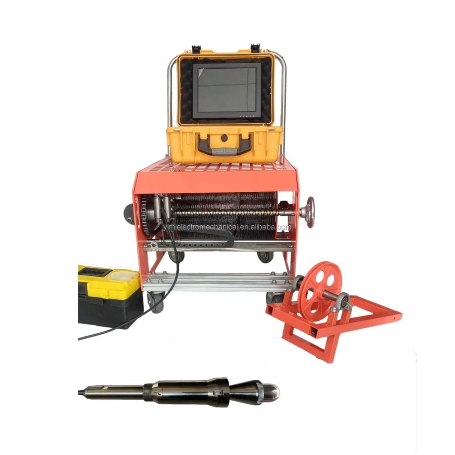 500m Portable Auto Self Winding 360 Degree  Panoramic Rotate 720TVL High Quality Deep Borehole Water Well Inspection Camera