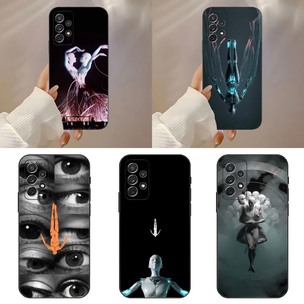 A-Afterlife DJ A-Anyma Phone Case For Samsung Galaxy A91,A80,A73,A72 ,A71,A53A52,A32 ,A31A22,A21s,A20,Black Cover