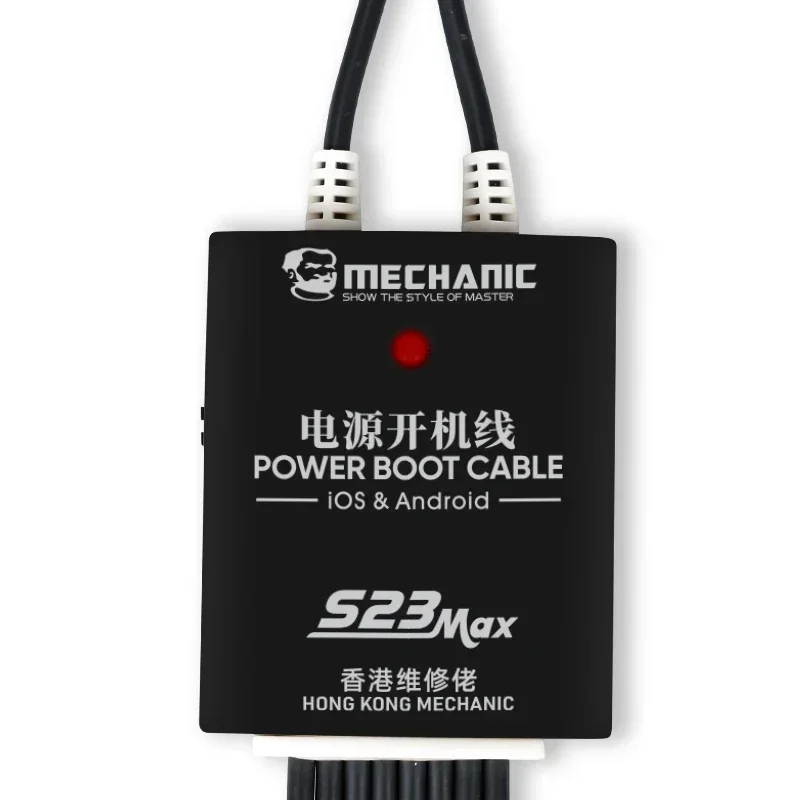 Cable de arranque eléctrico mecánico S23 Max para IP Android, línea de prueba de protección contra sobrecorriente y voltaje, herramienta de reparación de teléfonos inteligentes de fila suave FPC