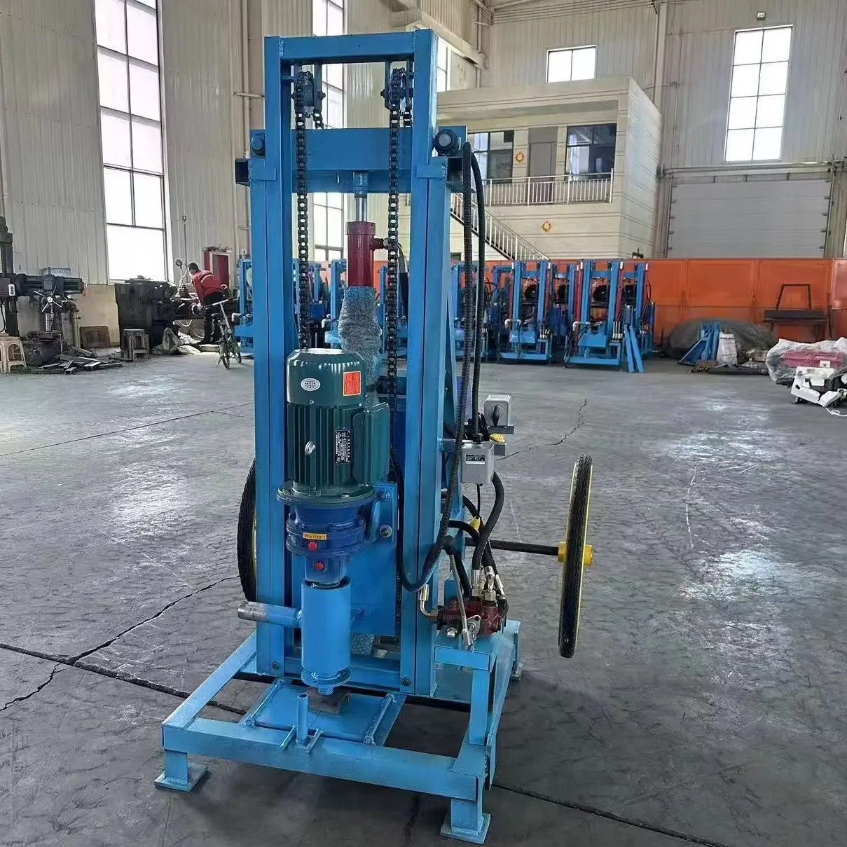

Customized 2025 hot-selling 120m electric hydraulic portable easy-to-operate water well drilling rig