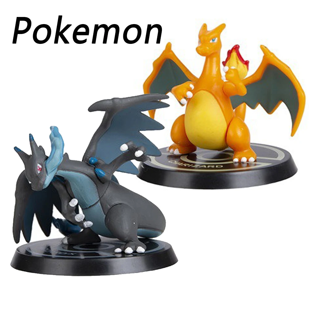 

Original Pokemon Cartoons Movie Anime Figure Blastoise Charizard Venusaur Action Figures Pocket Monster Model Toy Christmas Gift