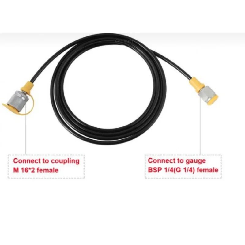 Pressure Measuring Hose Assembly, Pressure Gauge Line, 3*6 High Pressure Pitch Tube, Ultra High Pressure Hose