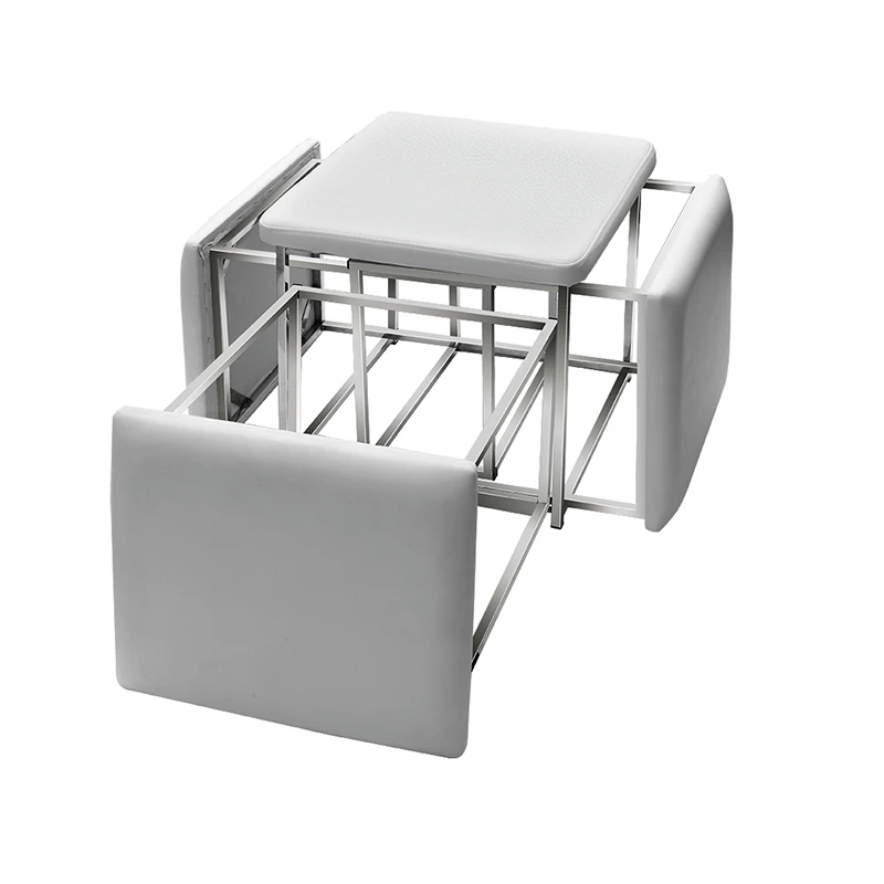 

Многофункциональный складной пуф-стул 5 в 1 из мягкой кожи, экономия пространства, популярный, стильный