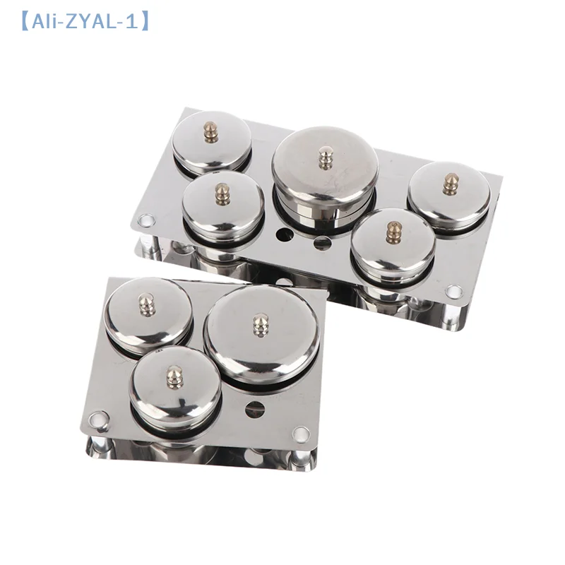 【ZYAL-1】3/5개 스테인리스 다펜 디쉬 컵 세트 살롱 매니큐어 아크릴 파우더 액체 용기 정리 트레이 다펜 디쉬 도구