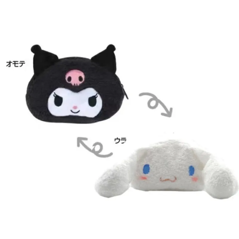 กระเป๋าเครื่องสำอางลายการ์ตูนน่ารัก คุโรมิ มายเมโลดี้ ซานริโอ สำหรับนักเรียน กระเป๋าใส่ปากกาสองด้าน ของขวัญสำหรับเด็ก