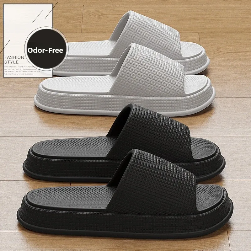 

Simple Summer Men's Slippers Anti-Slip Soft Bot Indoor Home EVA Odor-Resistant Outdoor Wearable Sandals Casual Slippers