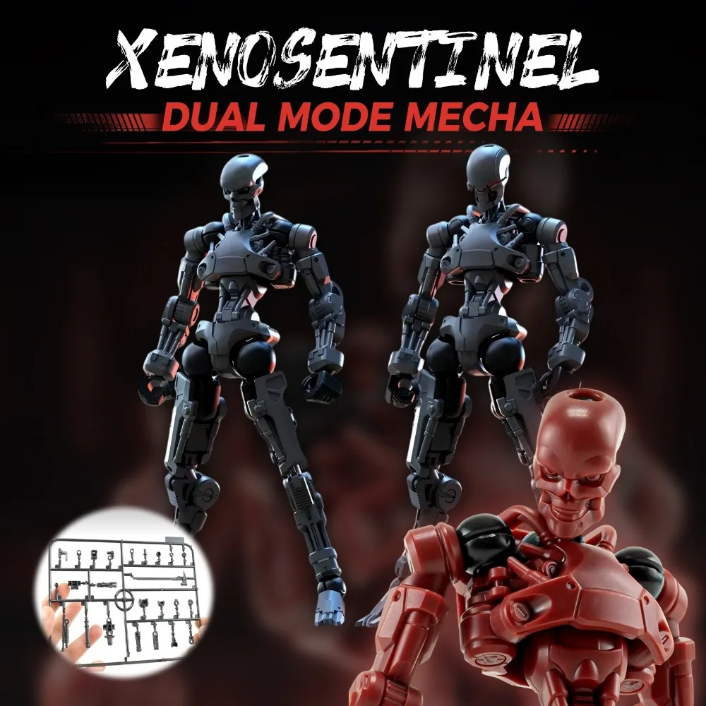Sheik Mainland 1/18 Maßstab 3,75 Zoll 3MIN-A Projekt Xenosentinel Dual-Form Mecha Bausatz für Hobby-Sammlungen und Geschenke – Detail 1